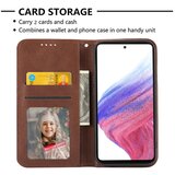 INORCO Ovitek za telefon za Samsung Galaxy A24 4G, ovitek za telefon s stojalom iz PU usnja, vtisnjen vzorec denarnice, telečja tekstura, (22036711) | Shoptok.si