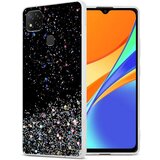 Cadorabo Ohišje, združljivo z Xiaomi RedMi 9C / RedMi 10A in črna z bleščicami - Zaščitni ovitek iz prožnega silikona TPU s svetlečimi bleščicami, (20860307) | Shoptok.si