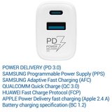 TESLA Electronics Brzi adapter za punjenje Power Delivery 25W bela | Eponuda.com