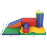  7-dijelni XL set mekanih igara, poligon, mekane jastučiće (žive boje) | shoptok.hr