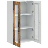  Zidni stakleni ormarić Staro drvo 60 x 31 x 100 cm | shoptok.hr