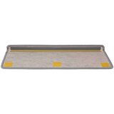 vidaXL Samolepilne preproge za stopnice Sisal-Look 30 kosov Platina | Shoptok.si