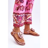 Boto Women's Flip Flops With Fabric Rose Nude Carisma | shoptok.hr