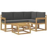  Set vanjskih sofa 5 kom. Bijela i antracit | shoptok.hr