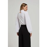 Marisse White Turtleneck Blouse With Puffed Sleeves | Eponuda.ba