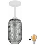 Brilagi LED Plafonski luster R GLASS 1xE27/60W/230V prečnik 14 cm bela/dimno siva Cene