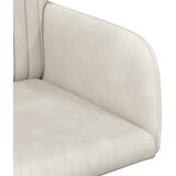  Trpezarijske stolice 6 pcs Baršun Krem 55 x 50 x 84 cm | shoptok.hr