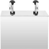 vidaXL Dozirnik za omake nerjaveče jeklo 2 x 3,5 L | Shoptok.si