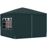 vidaXL Šotor za zabave 3x3 m zelene barve, (20610968) | Shoptok.si