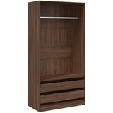  Ormar boja smeđeg hrasta 100 x 50 x 200 cm konstruirano drvo | shoptok.hr