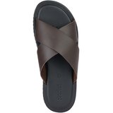 Geox Kožne natikače U ERICE za muškarce, boja: smeđa, U36GUB 00043 C6009 | shoptok.hr