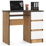 AKORD PISALNA MIZA A-6 CLP OAK CRAFT / BELO DESNO, (21702599) | Shoptok.si