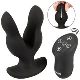 Anos RC Power Expander Plug with Vibration & Electro-Stimulation Black Cene