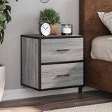 vidaXL Zidni noćni ormarići 2 kom Sivi Sonoma 40x31x39,5 cm | shoptok.hr