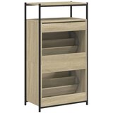  za cipele boja hrasta 60x34x112 cm konstruirano drvo | shoptok.hr