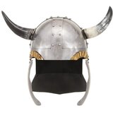  Fantastična vikinška kaciga za LARP srebrna čelična | Eponuda.com
