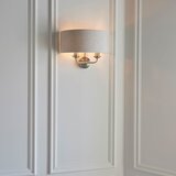  Endon 94403 - Zidna svetiljka HIGHCLERE 2xE14/40W/230V siva/mat hrom | Eponuda.com