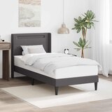  Krevetna konstrukcija Siva 100 x 200 cm Umjetna koža | shoptok.hr