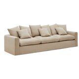 Kave Home Bež lanena sedežna garnitura 340 cm Nora – | Shoptok.si