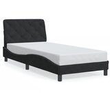  Okvir kreveta s LED-om bez madraca crni 90 x 200 cm baršunasti | shoptok.hr
