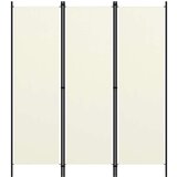 Sobna pregrada s 3 panela krem-bijela 150 x 180 cm Cijene