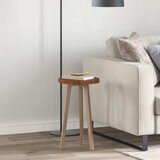 vidaXL Nepremična površina Temno rjava Ø 30 x 2.5 cm Trda hrastovina Cene