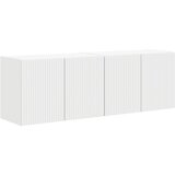 vidaXL TV stenska omara 2 pcs Bela 59,5 x 31 x 40 cm Konstruiran les, (5000112705) | Shoptok.si