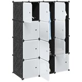 vidaXL Organizator za shranjevanje kock z 12 kockami in visečimi | Shoptok.si