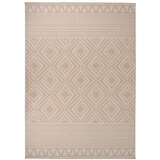 vidaXL zunanja preproga ploščato tkanje 120x170 cm rjave črte Cene