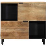  Komoda smeđa 80x33x75 cm Puno drvo Mango | shoptok.hr