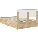  Konstrukcija postelje Sonoma hrast 120 x 200 cm Konstruiran les, (5000104265) | Shoptok.si
