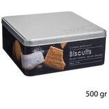 5five five kutija za biskvite black edition 20X20X8,2CM metal crna 136305