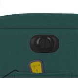  Električni masažni naslanjač temno zeleno blago | Shoptok.si