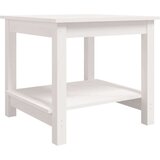  Stolić za kavu bijeli 50 x 50 x 45 cm od masivne borovine | shoptok.hr