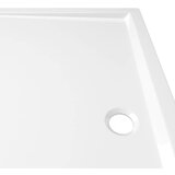  Pravokutna ABS tuš-kada bijela 80 x 90 cm | shoptok.hr