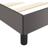 Okvir kreveta s uzglavljem bez madraca sivi 200x200 cm | shoptok.hr