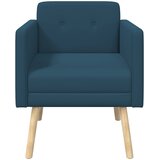  Ukrasna fotelja Plava Baršun | shoptok.hr