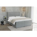 Ropez Svetlo siva boxspring postelja s prostorom za shranjevanje 140x200 cm Lola – | Shoptok.si