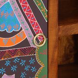  Komoda Višebojna 90x35x60 puno drvo bagrem | shoptok.hr