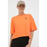 Puma Pamučna majica boja: narančasta