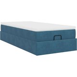 vidaXL Okvir kreveta s madraca tamnoplavi 90x190cm baršunasti | shoptok.hr