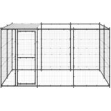  kavez za pse s krovom čelični 7,26 m² | Eponuda.com