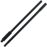 vidaXL Drška za vile Ø 3,5 x 127,5 cm crna čelična | shoptok.hr