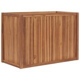 vidaXL povišena gredica 100 x 50 x 70 cm od masivne tikovine | shoptok.hr