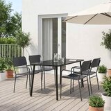  Blagovaonski set 5 kom. Antracit Čelik | shoptok.hr