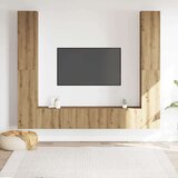 6-dijelni zidni TV ormarić Artisan hrast izrađen od drva | shoptok.hr