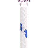 vidaXL Brodski konop bijeli 18 mm 100 m od polipropilena | shoptok.hr