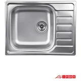 ugradna sudopera EX 180 inox ø90 65x50cm