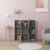 Ormarić za knjige boja betona 90 x 30 x 90 cm konstruirano drvo | shoptok.hr