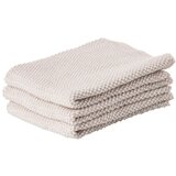 Zone set od 3 svijetlobež pamučne kuhinjske krpe Prado, 27 x 27 cm Cijene